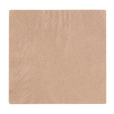 Vegware Recycled Cocktail Napkin Kraft 24x24cm 2ply 1/4 Fold (Pack of 4000) - DW629  Vegware   
