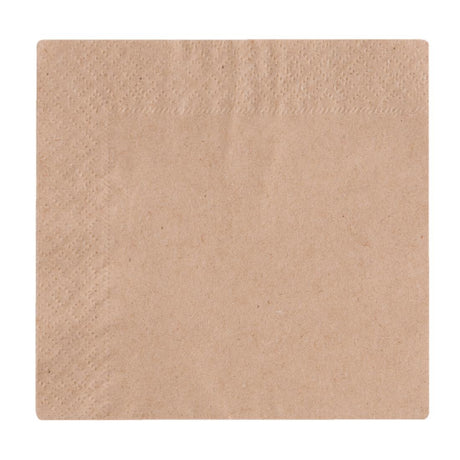 Vegware Recycled Cocktail Napkin Kraft 24x24cm 2ply 1/4 Fold (Pack of 4000) - DW629  Vegware   