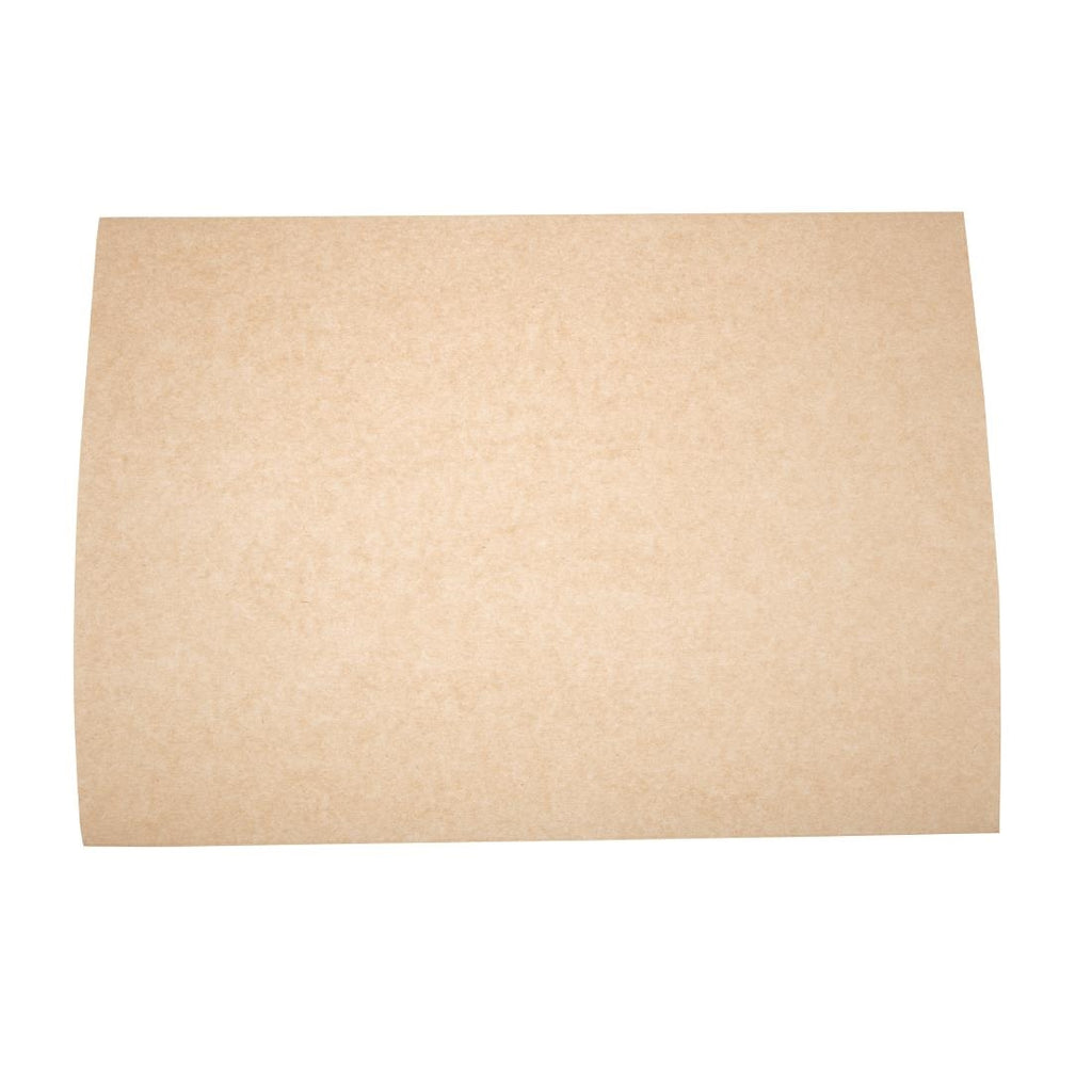 Vegware Compostable Unbleached Greaseproof Paper 380 x 275mm - DW631  Vegware   