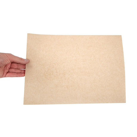 Vegware Compostable Unbleached Greaseproof Paper 380 x 275mm - DW631  Vegware   