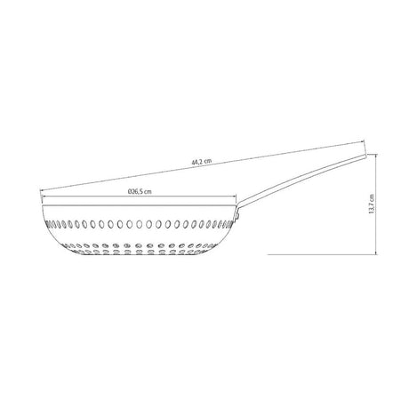 Tramontina Perforated Barbecue Wok 26 cm - DW699  Tramontina   