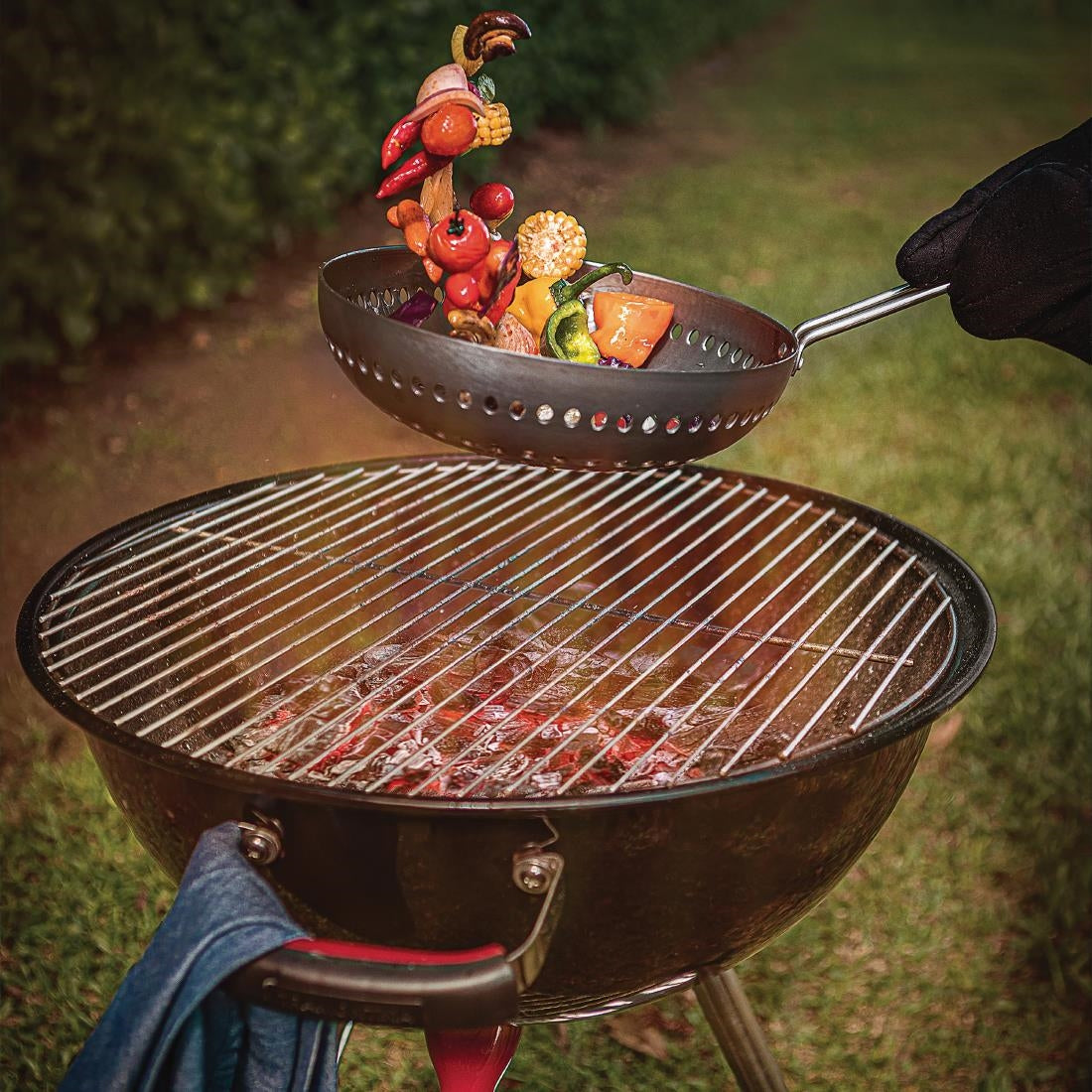Tramontina Perforated Barbecue Wok 26 cm - DW699  Tramontina   