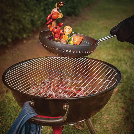 Tramontina Perforated Barbecue Wok 26 cm - DW699  Tramontina   