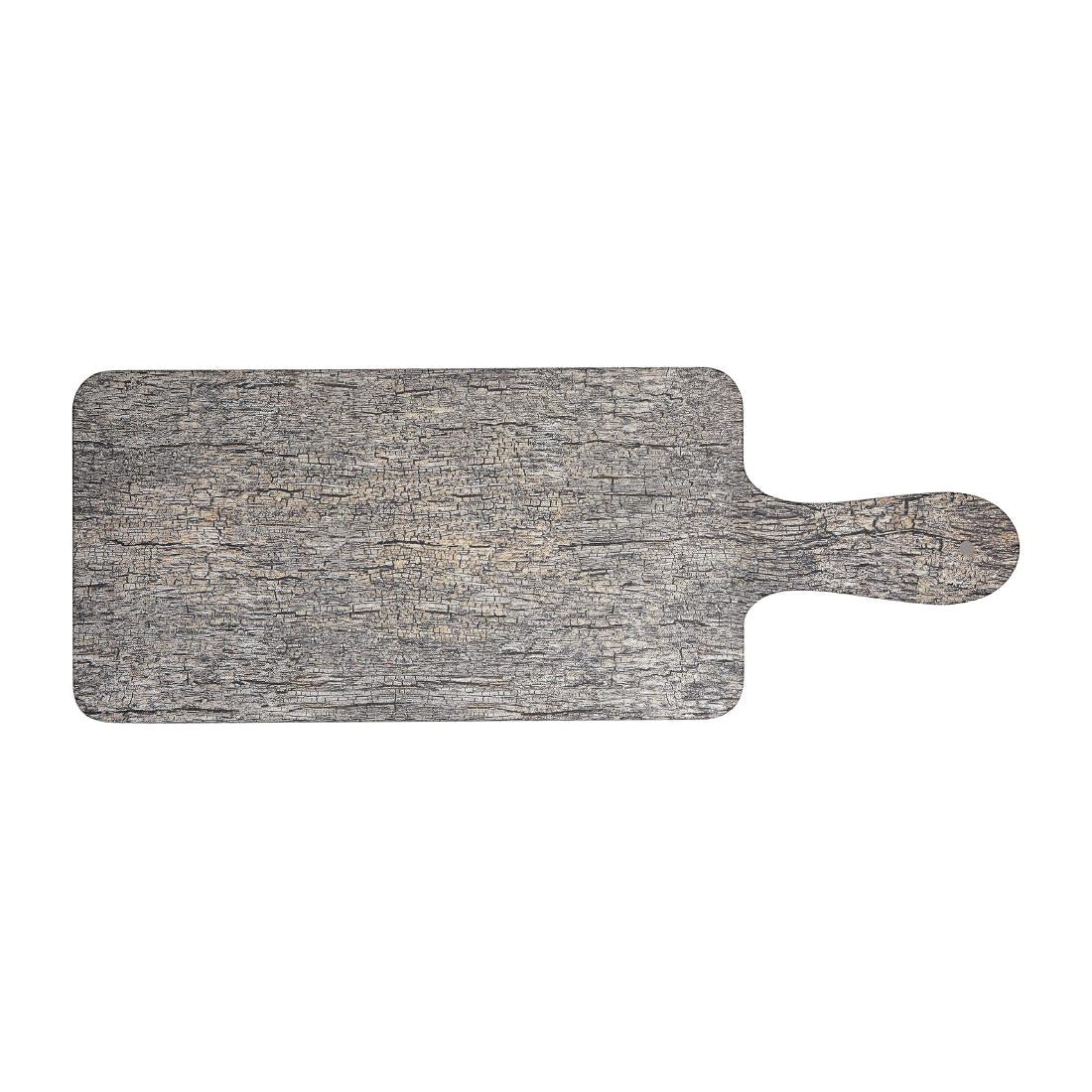 Churchill Alchemy Buffet Handled Melamine Paddle Boards Distressed Wood 266mm - DW761 Churchill Alchemy Fine China Churchill   