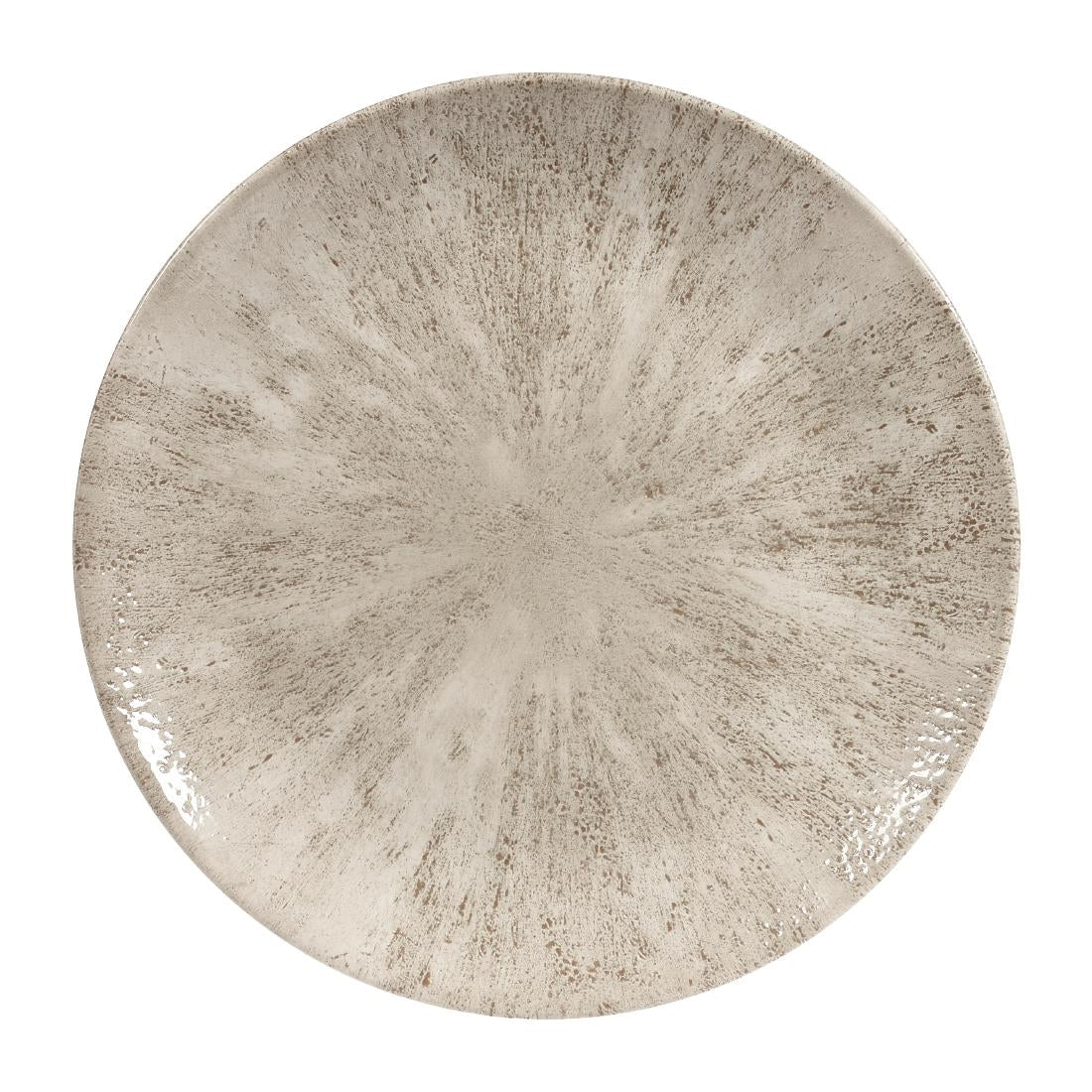 Churchill Studio Prints Stone Coupe Plates Agate Grey 260mm (Pack of 12) - DW791 Plates Churchill