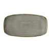 Churchill Stonecast Peppercorn Grey Chefs' Walled Oblong Plate 350mm (Pack of 6) - DX023 Plates Churchill