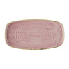 Churchill Stonecast Petal Pink Chefs' Walled Oblong Plate 350mm (Pack of 6) - DX025 Plates Churchill