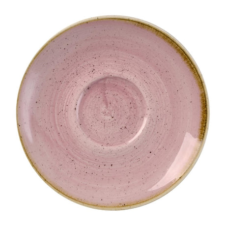 Churchill Stonecast Petal Pink Saucer 156mm (Pack of 12) - DX030 Churchill Super Vitrified Churchill   