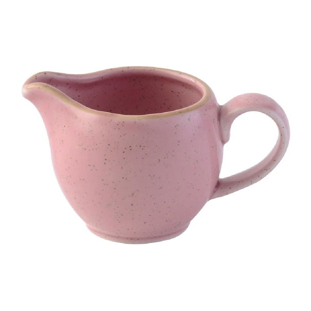 Churchill Stonecast Petal Pink Jug 4oz (Pack of 4) - DX037 Churchill Super Vitrified Churchill   
