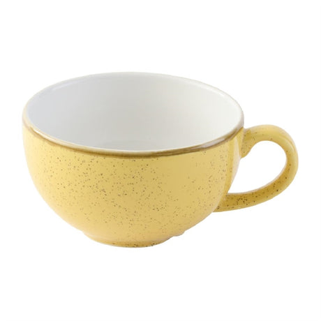 Churchill Stonecast Mustard Seed Cappuccino Cup 227ml (Pack of 12) - DX039 Cups and Mugs Churchill