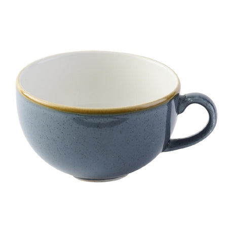 Churchill Stonecast Blueberry Cappuccino Cup 340ml (Pack of 12) - DX048 Cups and Mugs Churchill