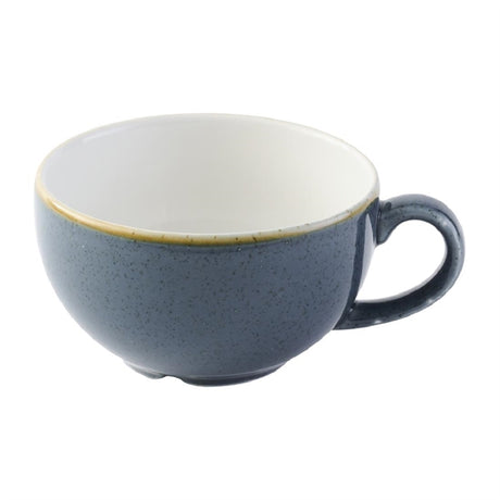 Churchill Stonecast Blueberry Cappuccino Cup 227ml (Pack of 12) - DX049 Cups and Mugs Churchill
