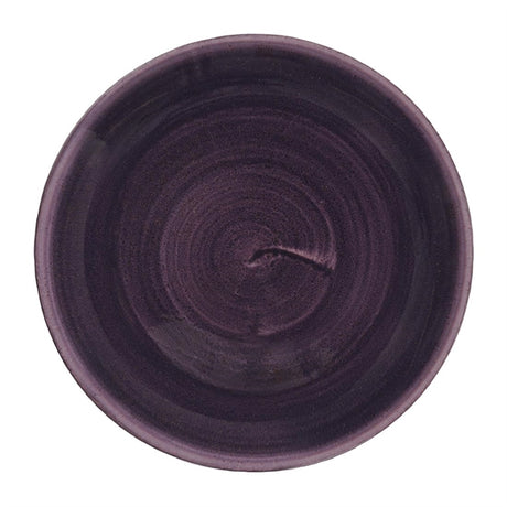 Churchill Stonecast Patina Deep Purple Coupe Plate 217mm (Pack of 12) - DX060 Plates Churchill
