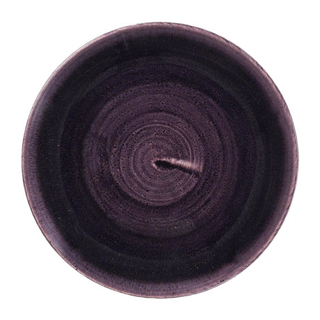 Churchill Stonecast Patina Deep Purple Coupe Plate 165mm (Pack of 12) - DX061 Plates Churchill