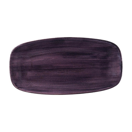 Churchill Stonecast Patina Deep Purple Chefs' Oblong Plate 298mm (Pack of 12) - DX071 Plates Churchill