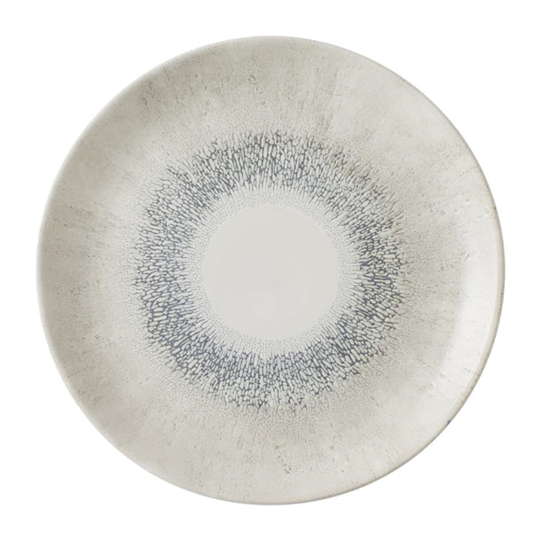 Churchill Studio Prints Fusion Grey Coupe Plate 288mm (Pack of 12) - DX078 Plates Churchill