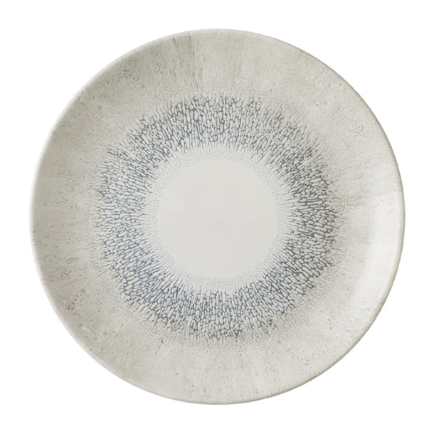 Churchill Studio Prints Fusion Grey Coupe Plate 260mm (Pack of 12) - DX079 Plates Churchill