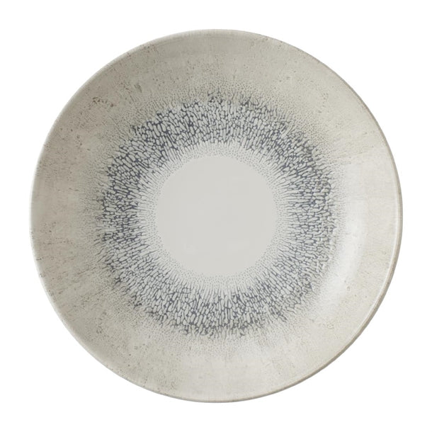 Churchill Studio Prints Fusion Grey Coupe Plate 248mm (Pack of 12) - DX081 Plates Churchill