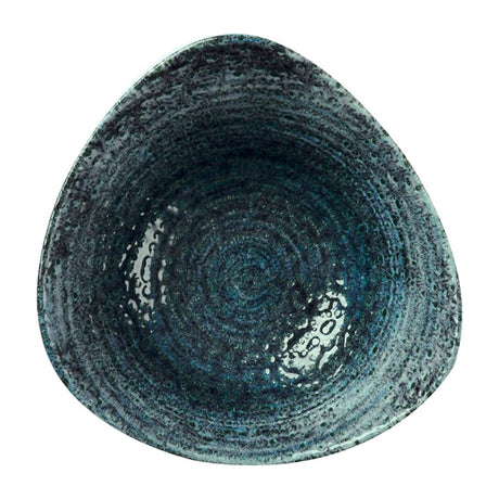Churchill Homespun Chroma Blue Triangle Bowl 235mm (Pack of 12) - DX092 Bowls Churchill