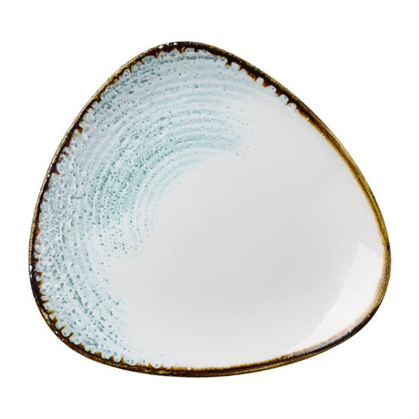 Churchill Homespun Accents Aquamarine Triangle Plate 229mm (Pack of 12) - DX098 Plates Churchill
