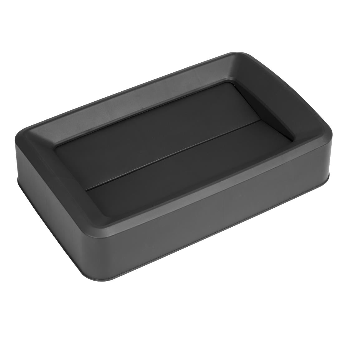 Jantex 60/80Ltr Slim Bin Lid Black - DX179  Jantex   