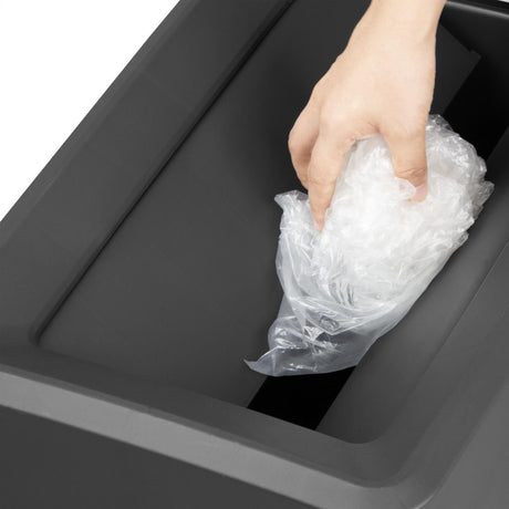 Jantex 60/80Ltr Slim Bin Lid Black - DX179  Jantex   