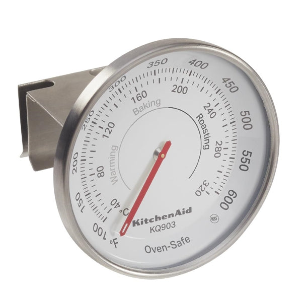 KitchenAid Global Dial Oven Thermometer Black 7.62cm - DX293  Kitchenaid   