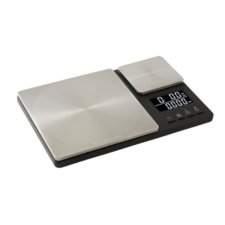 KitchenAid Global Dual Platform Stainless Steel Kitchen Scales Black - DX299  Kitchenaid   