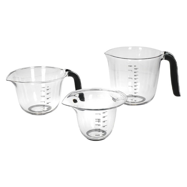 KitchenAid Measuring Jugs Black (Set 3) - DX313  Kitchenaid   