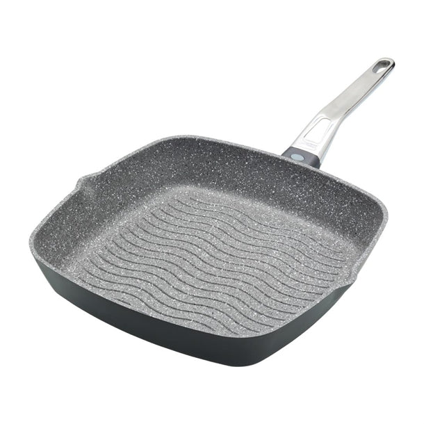 MasterClass Grill Pan 280mm Cast Aluminium - DX377  Master Class   