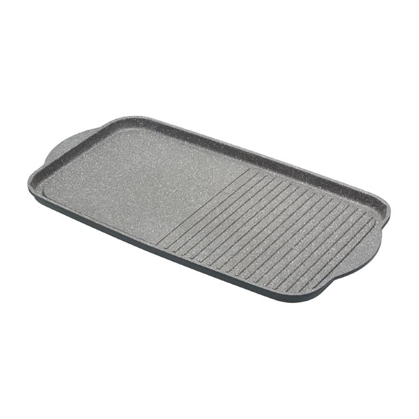 MasterClass Dual Griddle Tray 460mm Cast Aluminium - DX380  Master Class   