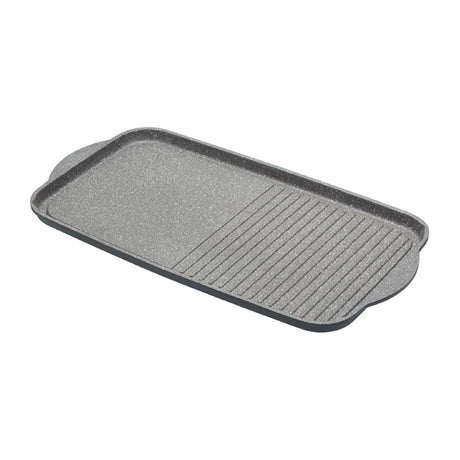 MasterClass Dual Griddle Tray 460mm Cast Aluminium - DX380  Master Class   