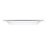 Olympia Kristallon Gala Melamine Plates Blue Rim 240mm (Pack of 6) - DX436 Plates Olympia