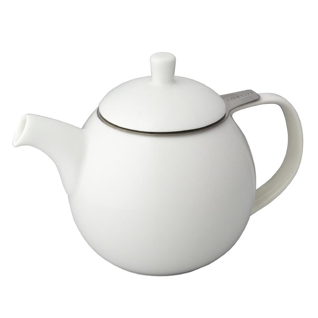 Forlife White Curve Teapot 24oz - DX486  Forlife   
