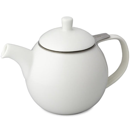 Forlife White Curve Teapot 45oz - DX495  Forlife   