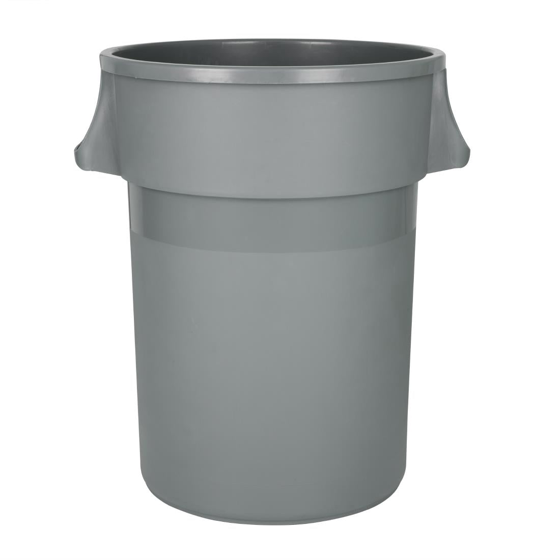 Jantex Heavy-Duty Round Bin Grey 160Ltr - DX498  Jantex   