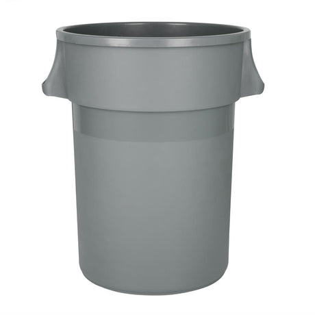 Jantex Heavy-Duty Round Bin Grey 160Ltr - DX498  Jantex   