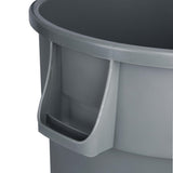 Jantex Heavy-Duty Round Bin Grey 160Ltr - DX498  Jantex   