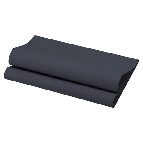 BIO Dunisoft Dinner Napkin Black 400x400mm (Pack of 360) - DX503 Paper Napkins Duni   