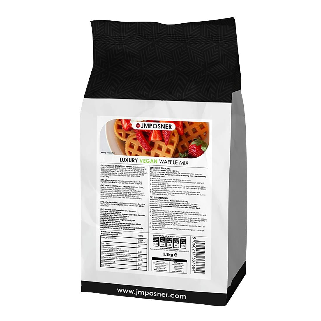 JM Posner Vegan Waffle Mix (2.3kg) - DX515  JM Posner   
