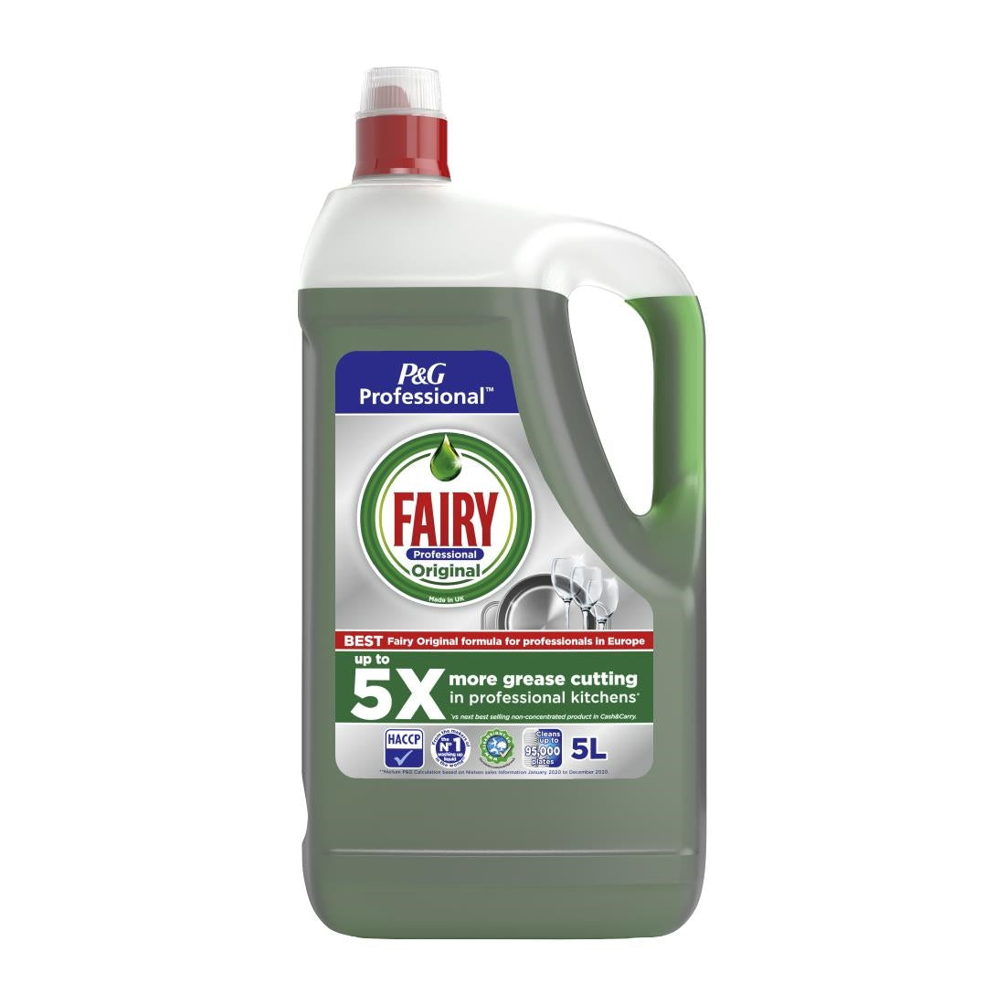 Fairy Professional Washing Up Liquid Original 5Ltr (Pack of 2) - DX555  P&G Professional   