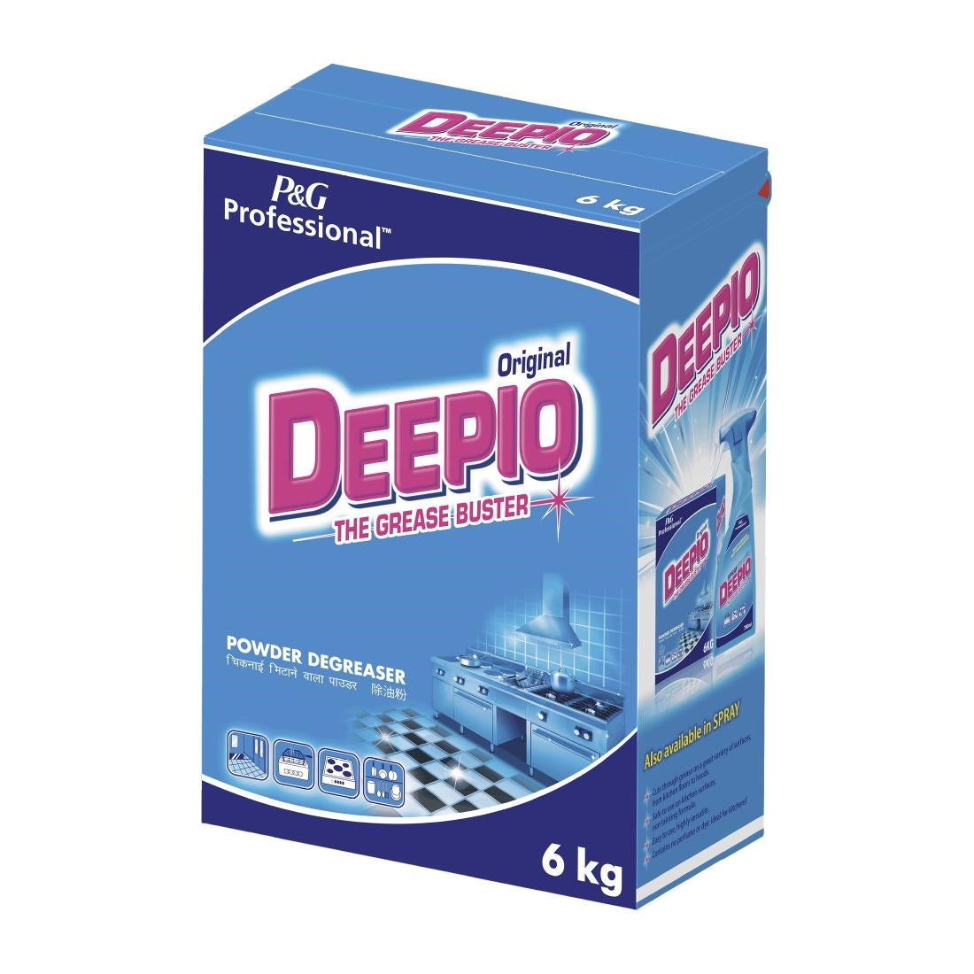Deepio Professional Powder Degreaser 6kg - DX559  P&G Professional   