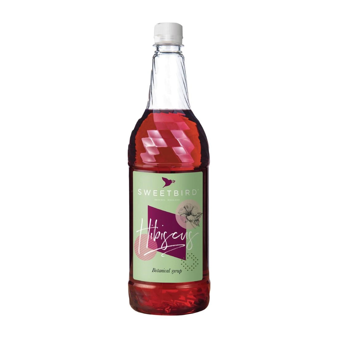 Sweetbird Botanical Hibiscus Syrup 1Ltr - DX587  Sweetbird   