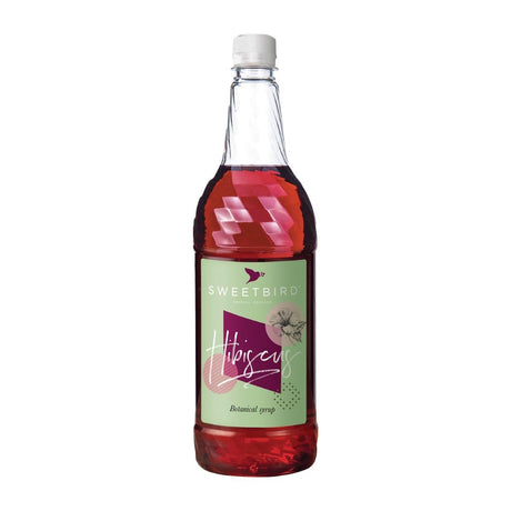 Sweetbird Botanical Hibiscus Syrup 1Ltr - DX587  Sweetbird   