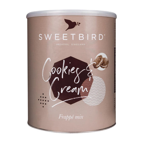 Sweetbird Cookies & Cream Frappé Mix 2kg Tin - DX597  Sweetbird   