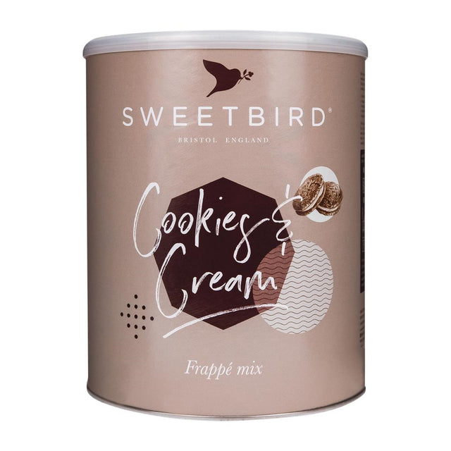 Sweetbird Cookies & Cream Frappé Mix 2kg Tin - DX597  Sweetbird   