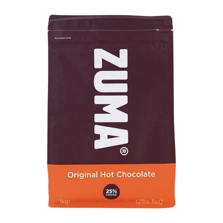 Zuma Original Hot Chocolate (25% Cocoa) 1kg Bag - DX615  Zuma   
