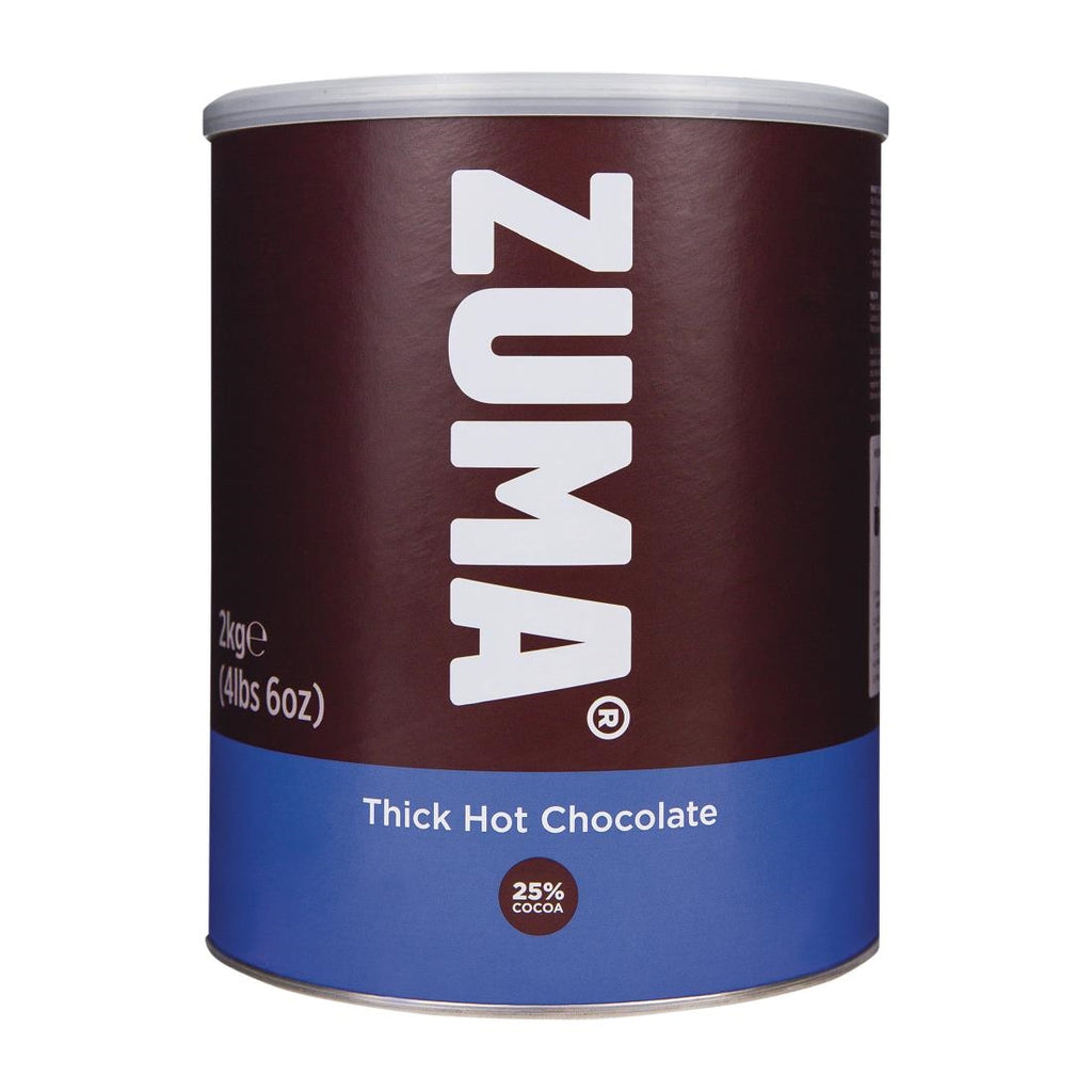 Zuma Thick Hot Chocolate (25% Cocoa) 2kg Tin - DX617  Zuma   