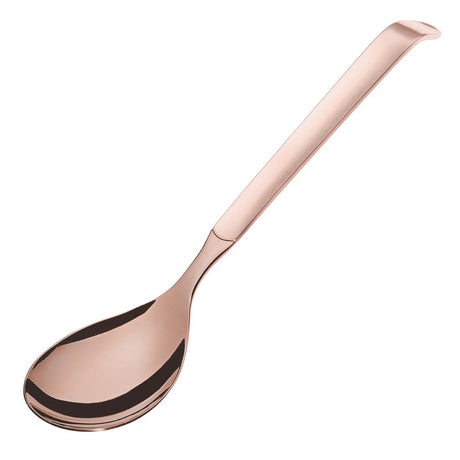 Amefa Buffet Large Salad Spoon Copper (Pack of 6) - DX649 Spoons Amefa