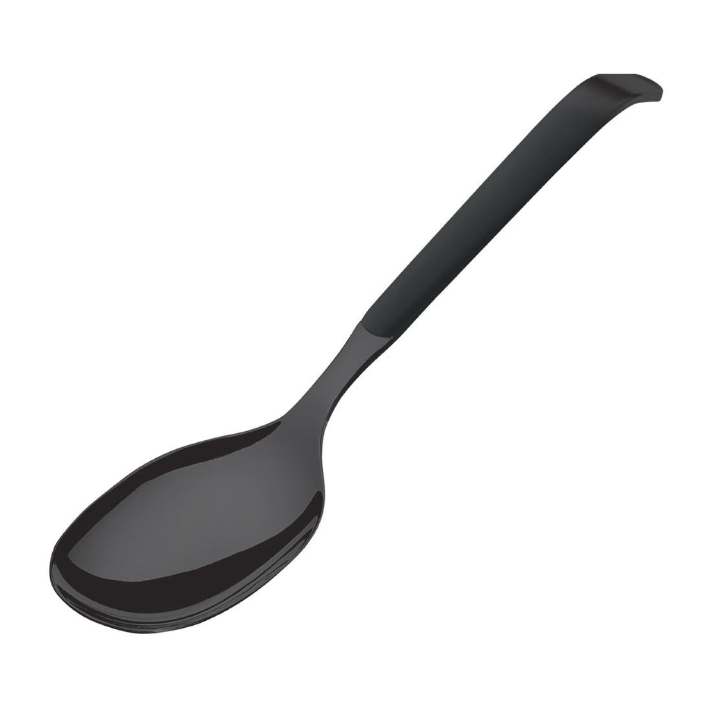 Amefa Buffet Small Serving Spoon Black (Pack of 6) - DX671 Spoons Amefa